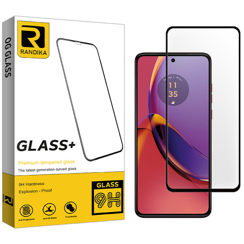 محافظ صفحه نمایش شیشه ای راندیکا مدل Premium مناسب برای گوشی موبایل موتورولا Moto G84 / Moto G54 / Moto G54 Power / Moto G14