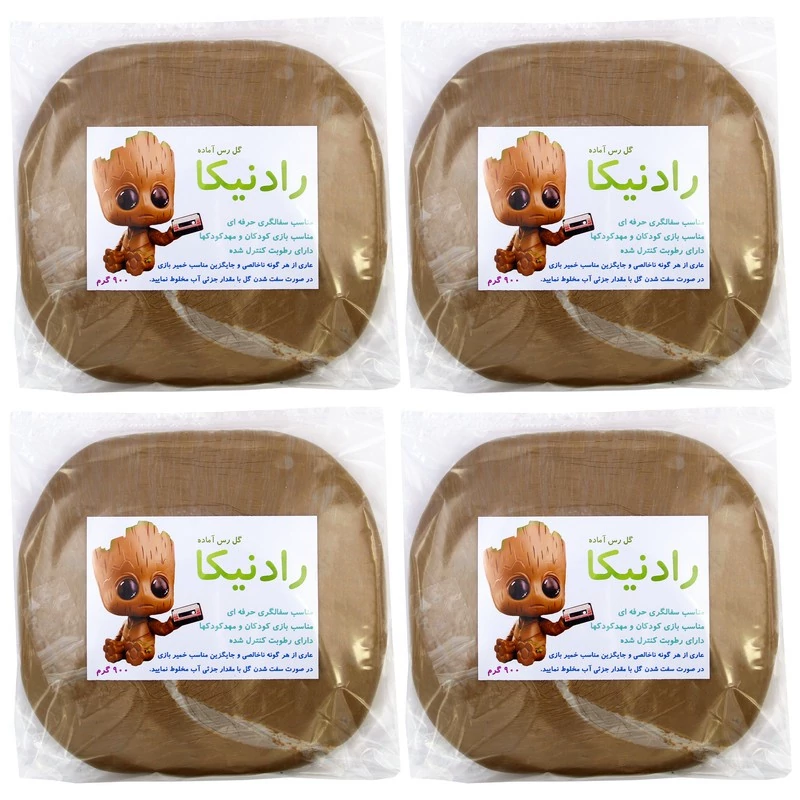گل سفالگری رادنیکا مدل گروت بسته 4 عددی کد4