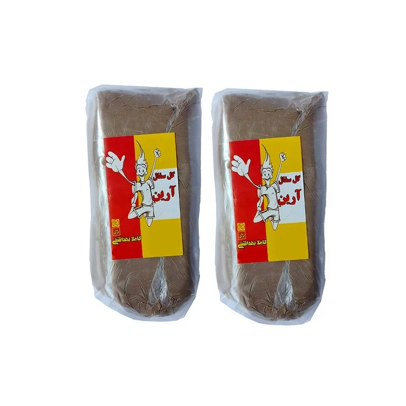 گل سفالگری آریا مدل لویی دار بسته دو عددی کد2