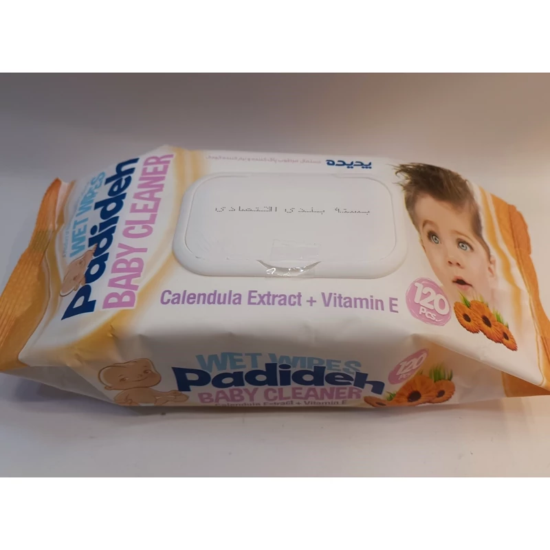 دستمال مرطوب کودک 120 برگ مارک پدیده و بی بی من و نستا و ادونیس