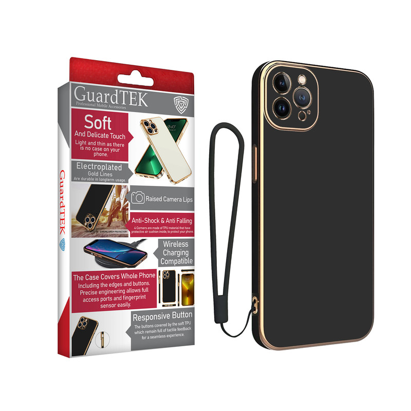 کاور گاردتک اساک مدل My Case Strap مناسب برای گوشی موبایل اپل iPhone 12 Pro به همراه بندآویز