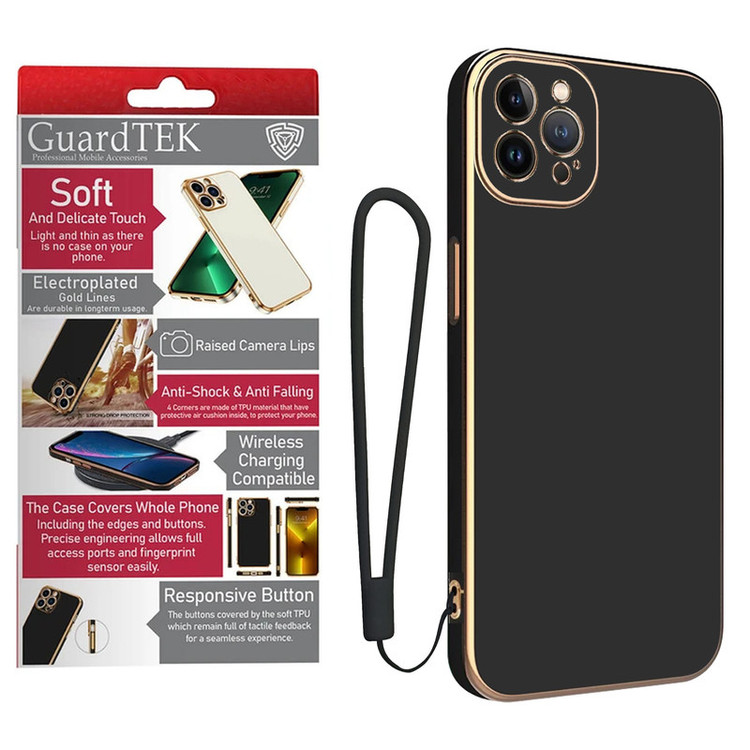 کاور گاردتک اساک مدل My Case Strap مناسب برای گوشی موبایل اپل iPhone 12 Pro به همراه بندآویز