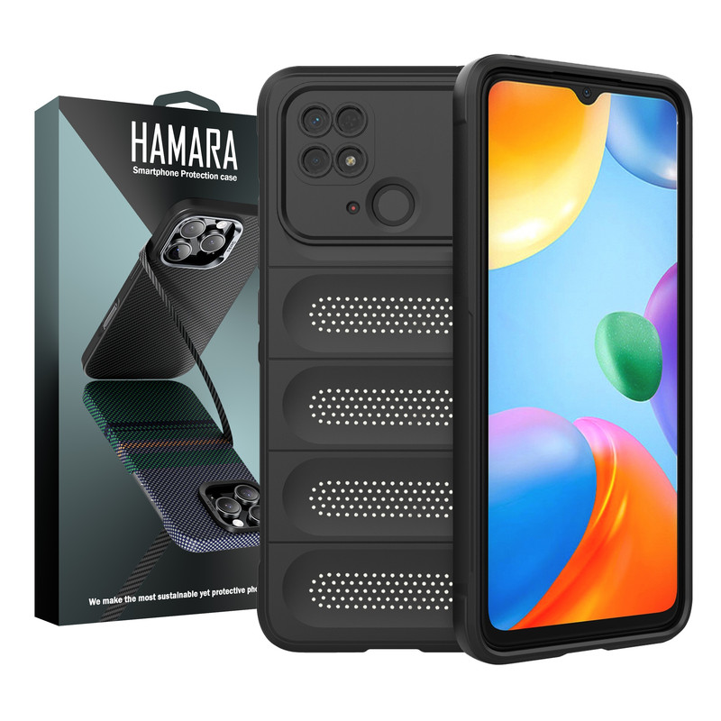 کاور هامارا مدل AirFlex مناسب برای گوشی موبایل شیائومی Poco C40 / Redmi 10 Power / Redmi 10C