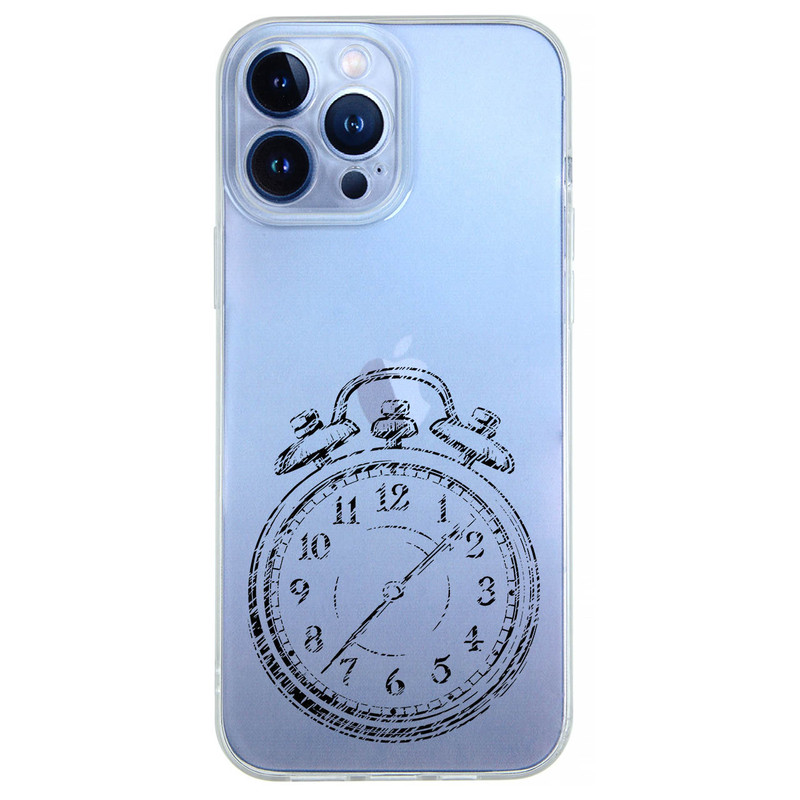 کاور مگافون طرح ساعت مدل C64-B مناسب برای گوشی موبایل اپل iPhone 13 Pro Max