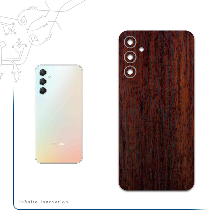 برچسب پوششی ماهوت مدل Red-Wood مناسب برای گوشی موبایل سامسونگ Galaxy A34