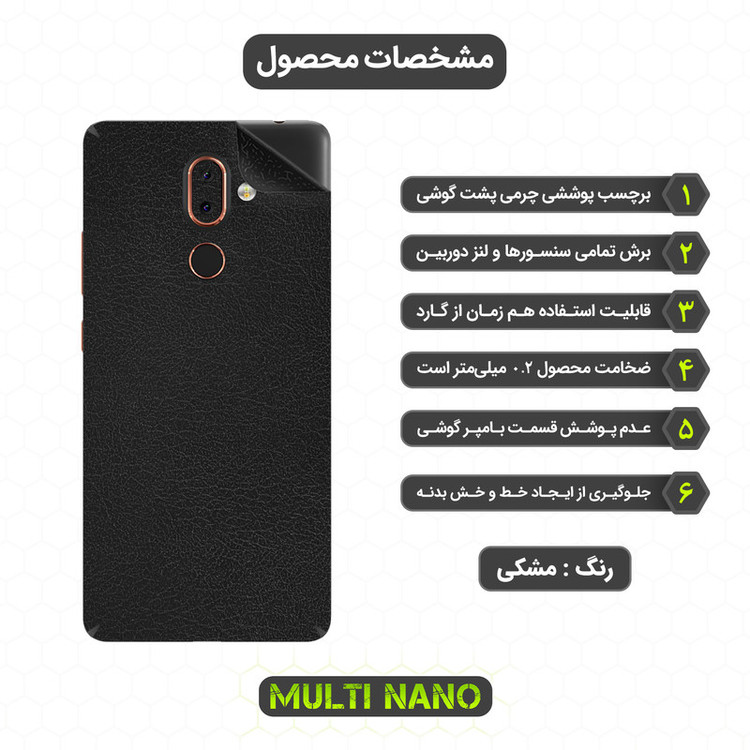 برچسب پوششی مولتی نانو مدل X-F1L مناسب برای گوشی موبایل نوکیا 7 Plus