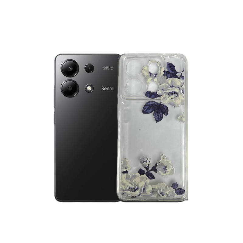 کاور طرح گل رز مناسب برای گوشی موبایل شیائومی Redmi Note 13 4g