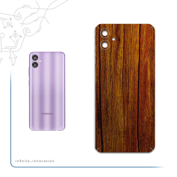 برچسب پوششی ماهوت مدل Orange-Wood مناسب برای گوشی موبایل سامسونگ Galaxy F04
