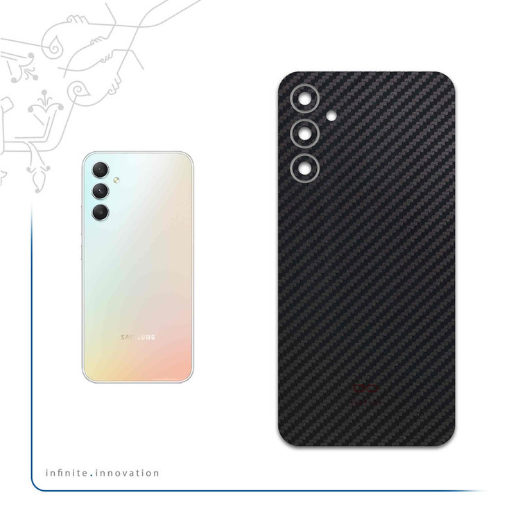 برچسب پوششی ماهوت مدل Carbon-Fiber مناسب برای گوشی موبایل سامسونگ Galaxy A34