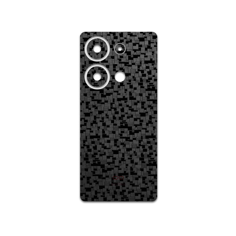 برچسب پوششی ماهوت مدل Black-Silicon مناسب برای گوشی موبایل شیائومی Poco M6 Pro 4G