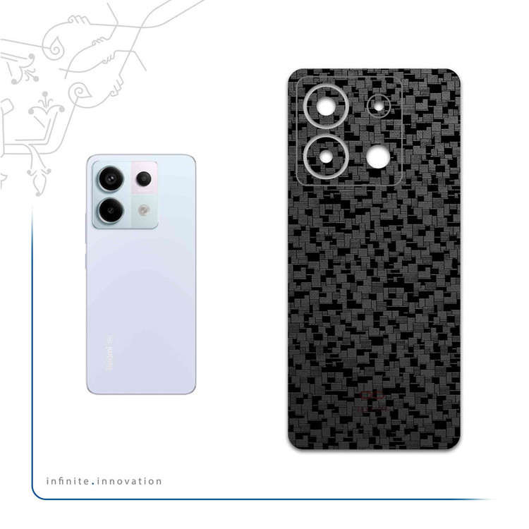 برچسب پوششی ماهوت مدل Black-Silicon مناسب برای گوشی موبایل شیائومی Redmi Note 13 Pro 5G