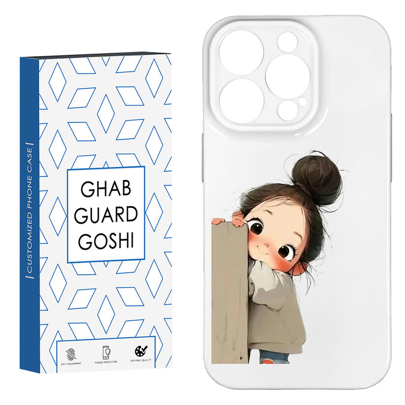 کاور قاب گارد گوشی طرح فانتزی دختر ملوس  کد HARD-09   مناسب برای گوشی موبایل اپل IPHONE 15 PRO MAX