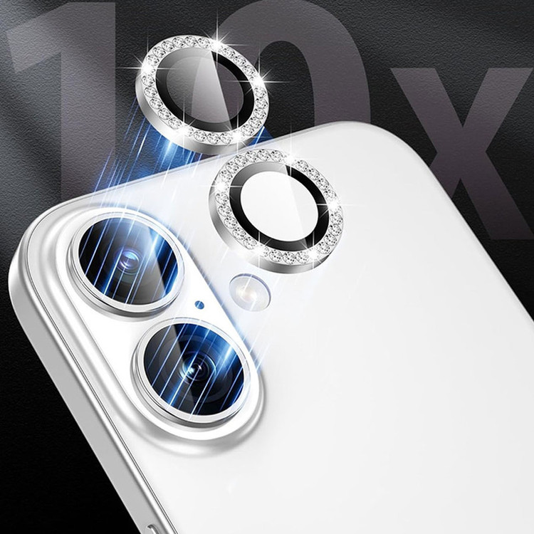 کاور مسیر مدل Clear MG-safe Diamond Lens مناسب برای گوشی موبایل اپل iPhone 16 به همراه محافظ لنز