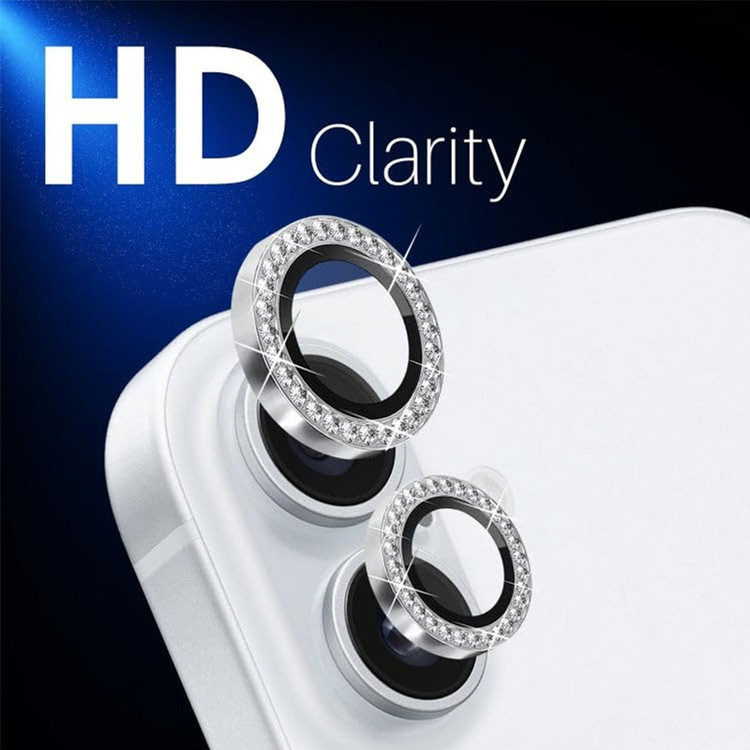 کاور مسیر مدل Clear MG-safe Diamond Lens مناسب برای گوشی موبایل اپل iPhone 16 به همراه محافظ لنز