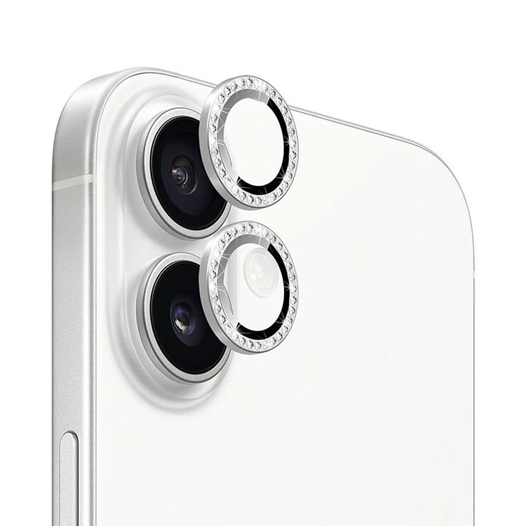 کاور مسیر مدل Clear MG-safe Diamond Lens مناسب برای گوشی موبایل اپل iPhone 16 به همراه محافظ لنز