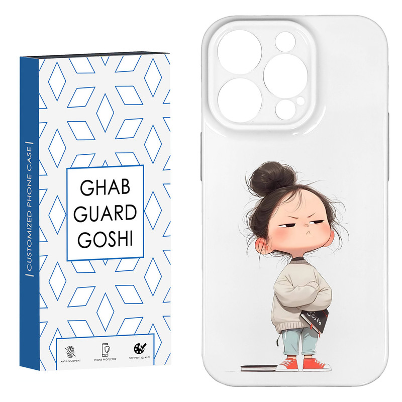کاور قاب گارد گوشی طرح فانتزی دختر ملوس  کد HARD-08   مناسب برای گوشی موبایل اپل IPHONE 15 PRO MAX
