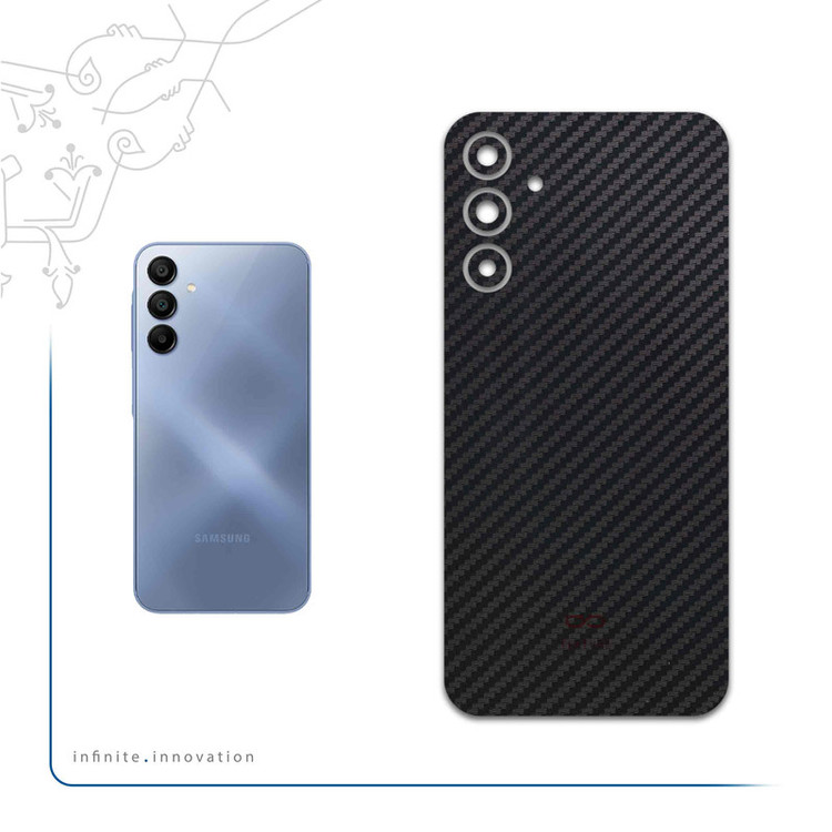 برچسب پوششی ماهوت مدل Carbon-Fiber مناسب برای گوشی موبایل سامسونگ Galaxy A15