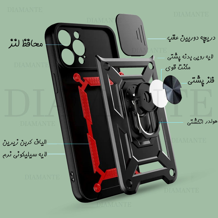 کاور دیامانته مدل Circle Ros مناسب برای گوشی موبایل شیائومی Redmi 12C