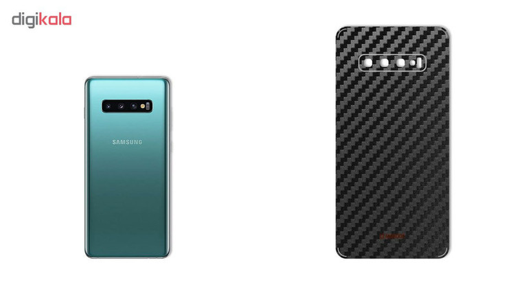 برچسب پوششی ماهوت طرح Carbon-Fiber مناسب برای گوشی موبایل سامسونگ S10