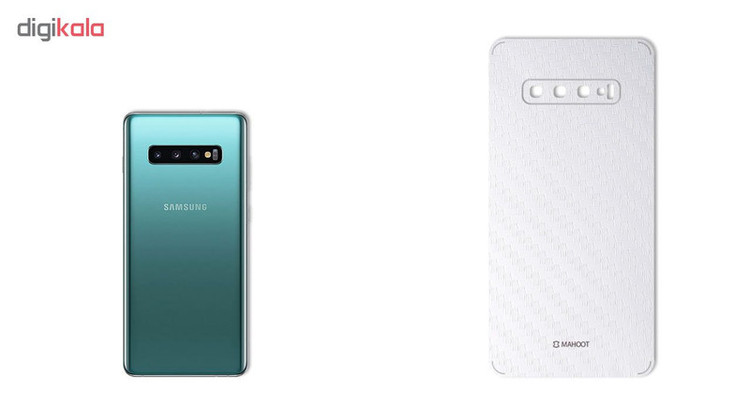 برچسب پوششی ماهوت طرح Carbon-Fiber مناسب برای گوشی موبایل سامسونگ S10