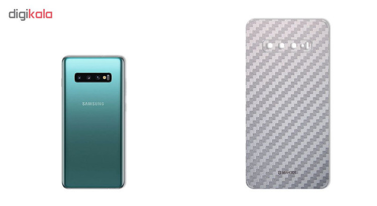 برچسب پوششی ماهوت طرح Carbon-Fiber مناسب برای گوشی موبایل سامسونگ S10