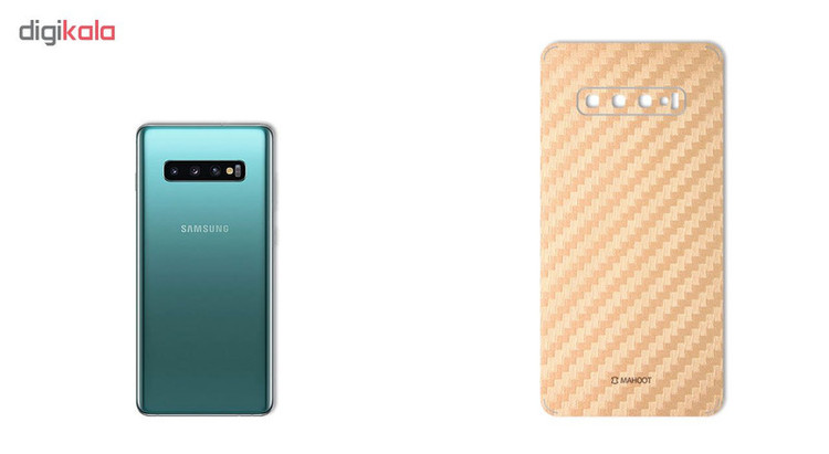 برچسب پوششی ماهوت طرح Carbon-Fiber مناسب برای گوشی موبایل سامسونگ S10