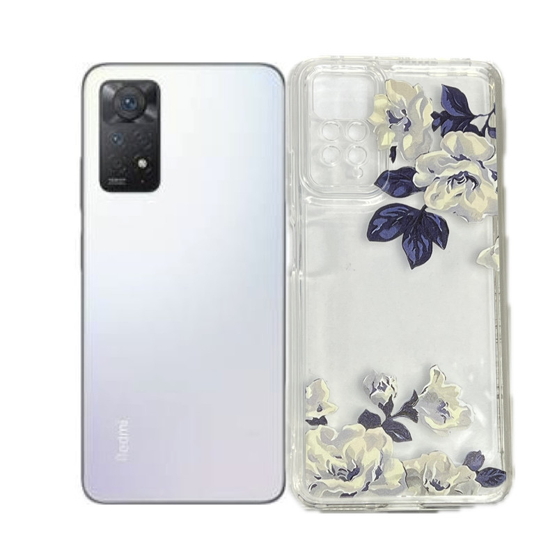 کاور طرح گل رز مناسب برای گوشی موبایل شیائومی Redmi Note 11 pro 4g