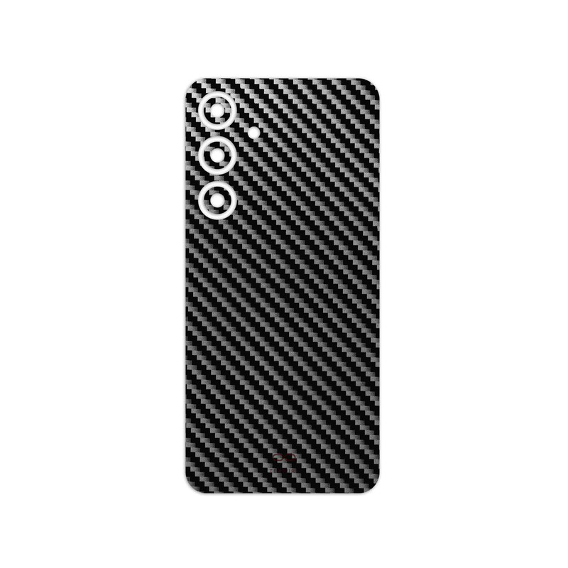 برچسب پوششی ماهوت مدل Glossy-Silver-Fiber مناسب برای گوشی موبایل سامسونگ Galaxy S24 FE