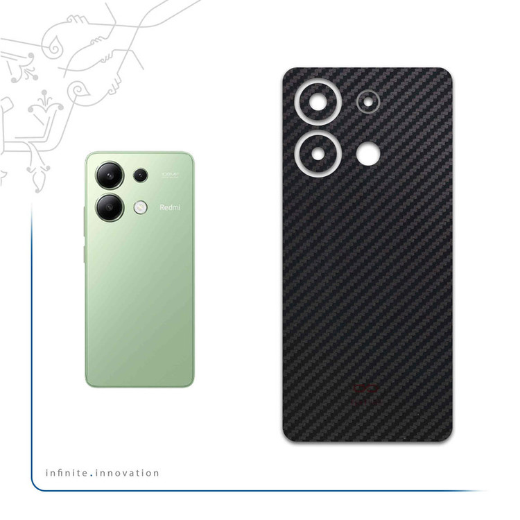 برچسب پوششی ماهوت مدل Carbon-Fiber مناسب برای گوشی موبایل شیائومی Redmi Note 13 4G