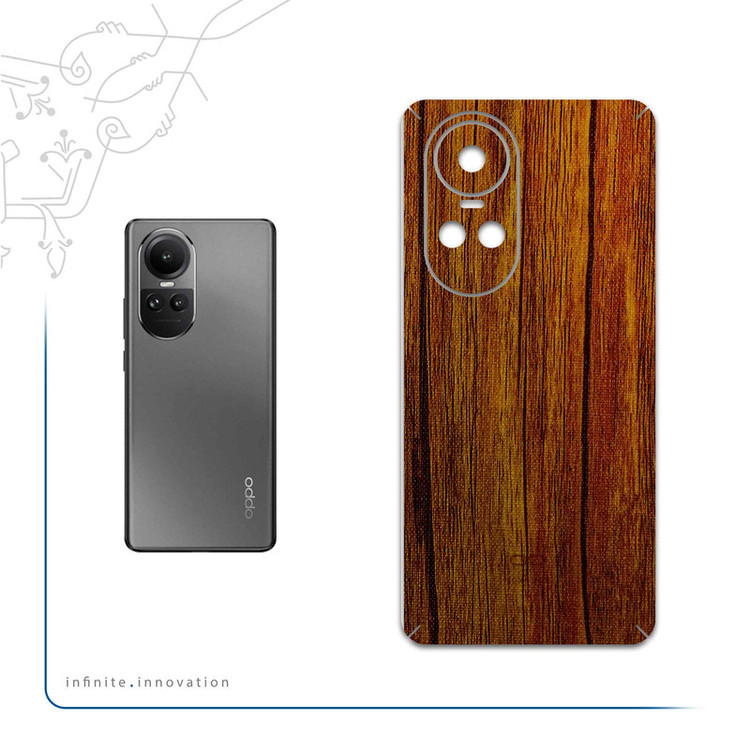 برچسب پوششی ماهوت مدل Orange-Wood مناسب برای گوشی موبایل اپو Reno 10 5G