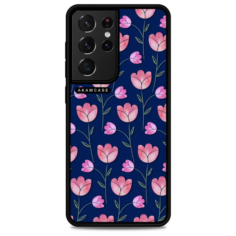 کاور آکام مدل AMC-WSGS21U-FLOWERS6 مناسب برای گوشی موبایل سامسونگ Galaxy S21 Ultra