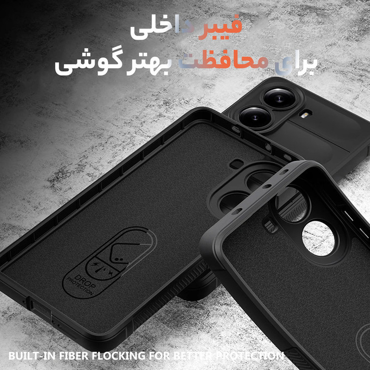 کاور سامورایی مدل Uflax مناسب برای گوشی موبایل شیائومی Poco X7 Pro