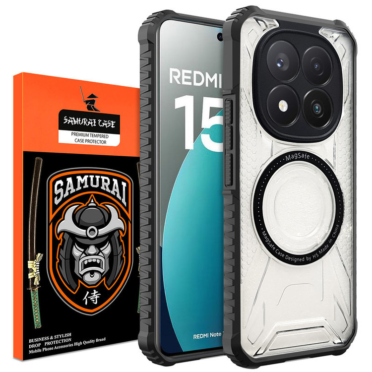 کاور سامورایی مدل Shocksafe مناسب برای گوشی موبایل شیائومی Redmi Note 15 Pro 4G