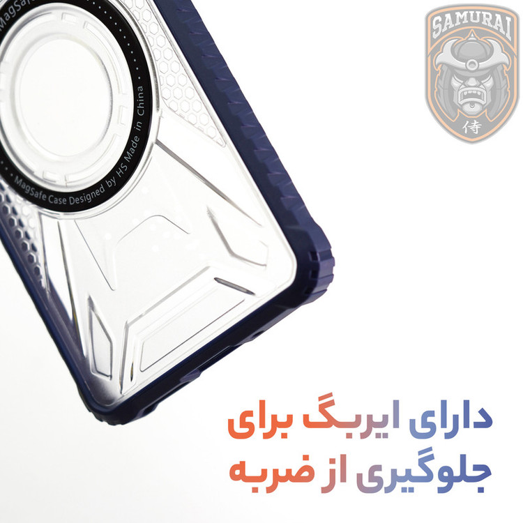 کاور سامورایی مدل Shocksafe مناسب برای گوشی موبایل شیائومی Redmi Note 15 Pro 4G