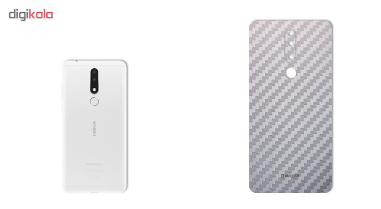 برچسب پوششی ماهوت طرح Carbon-Fiber مناسب برای گوشی موبایل نوکیا 3.1plus