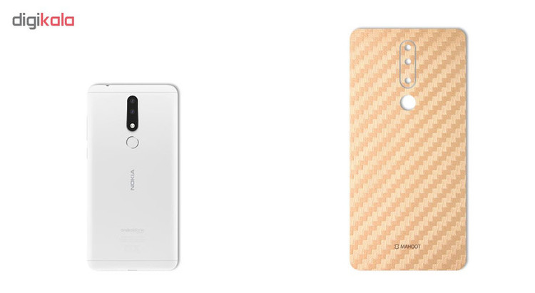 برچسب پوششی ماهوت طرح Carbon-Fiber مناسب برای گوشی موبایل نوکیا 3.1plus