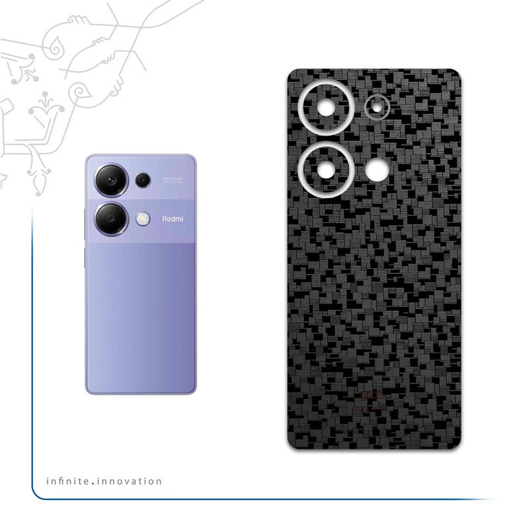 برچسب پوششی ماهوت مدل Black-Silicon مناسب برای گوشی موبایل شیائومی Redmi Note 13 Pro 4G