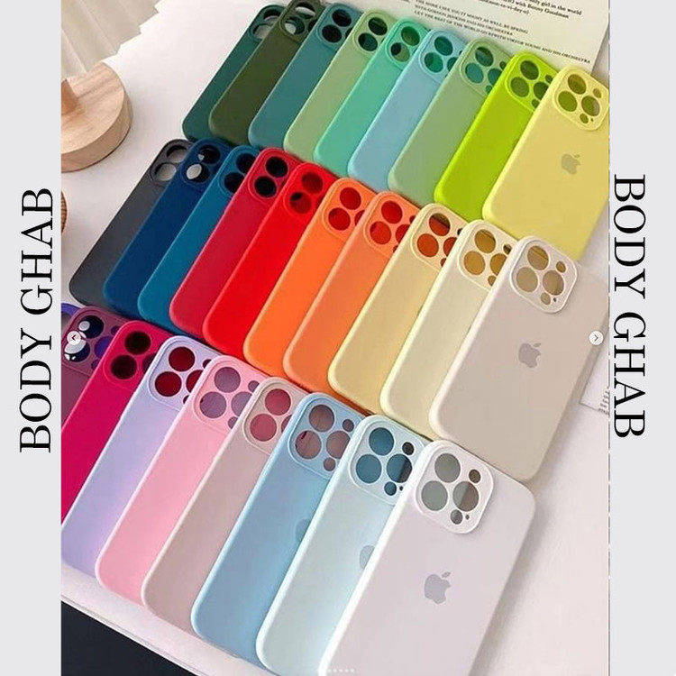 کاور بادی قاب مدل سیلیکونی پاک کنی طرح silic-16promax مناسب برای گوشی موبایل اپل Iphone 16 PROMAX