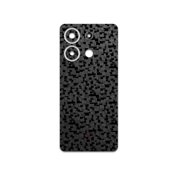 برچسب پوششی ماهوت مدل Black-Silicon مناسب برای گوشی موبایل شیائومی Redmi Note 13 4G
