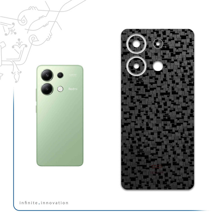 برچسب پوششی ماهوت مدل Black-Silicon مناسب برای گوشی موبایل شیائومی Redmi Note 13 4G