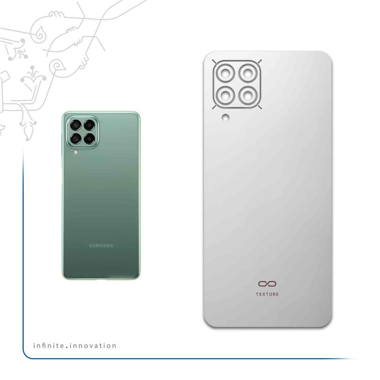 برچسب پوششی ماهوت مدل Matte-White مناسب برای گوشی موبایل سامسونگ M53