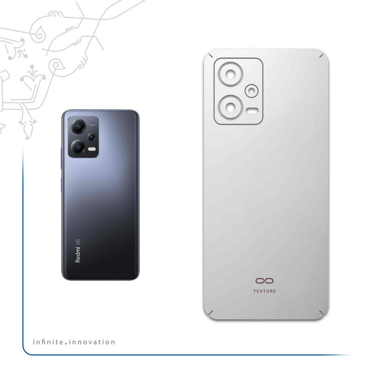 برچسب پوششی ماهوت مدل Matte-White مناسب برای گوشی موبایل شیائومی Redmi Note 12 5G