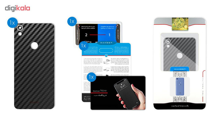 برچسب پوششی ماهوت مدل Carbon-Fiber مناسب برای گوشی موبایل تکنو Camon CM