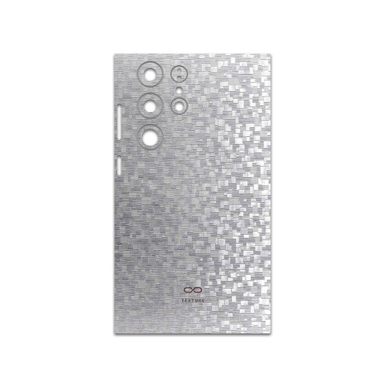 برچسب پوششی ماهوت مدل Silver-Silicon مناسب برای گوشی موبایل سامسونگ Galaxy S23 Ultra