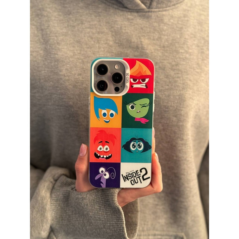 کاور سوکول مدل inside out 2 مناسب برای گوشی موبایل اپل iphone 13/iphone 14