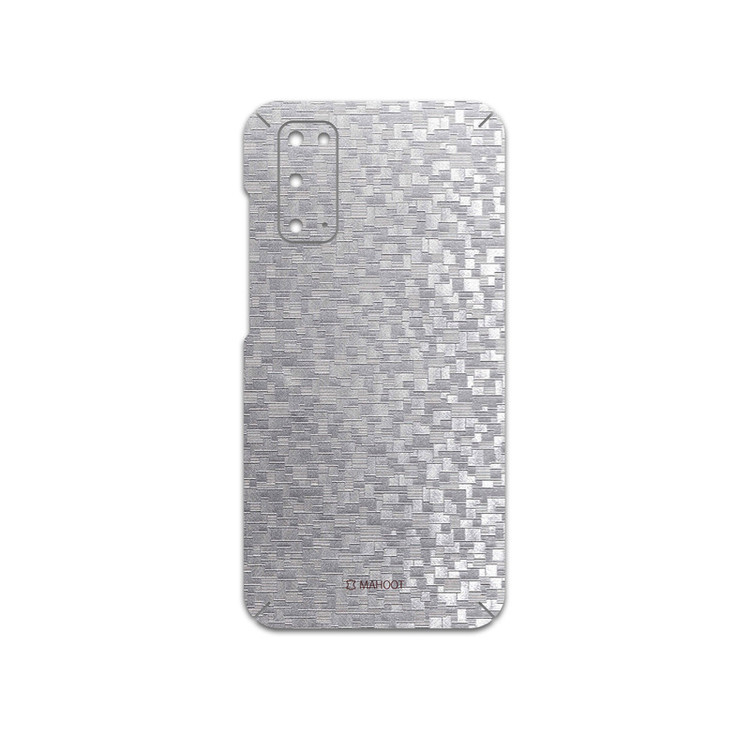 برچسب پوششی ماهوت مدل Silver-Silicon مناسب برای گوشی موبایل سامسونگ Galaxy S20