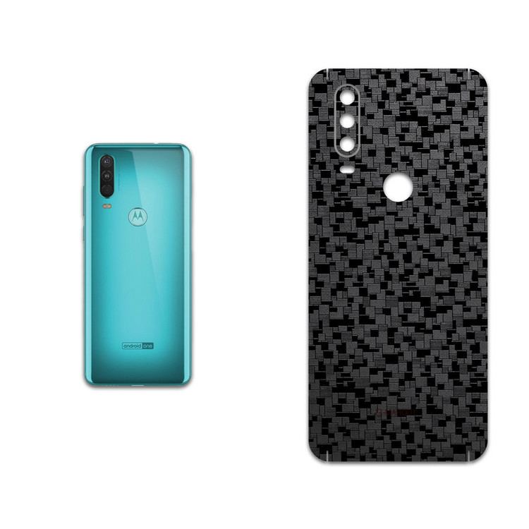 برچسب پوششی ماهوت مدل Black-Silicon مناسب برای گوشی موبایل موتورولا One Action