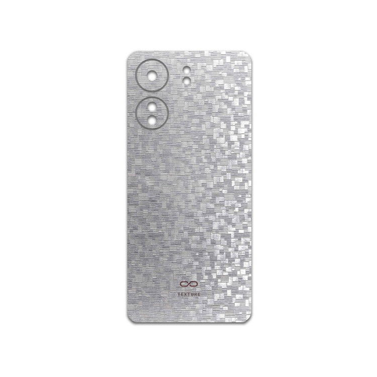 برچسب پوششی ماهوت مدل Silver-Silicon مناسب برای گوشی موبایل شیائومی Poco C65