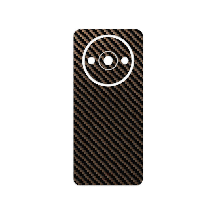 برچسب پوششی ماهوت مدل Glossy-Brown-Fiber مناسب برای گوشی موبایل شیائومی Redmi A3x