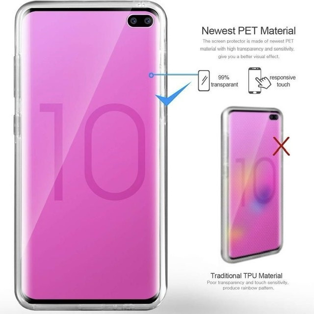 کاور مدل EOURO مناسب برای گوشی موبایل سامسونگ Galaxy S10
